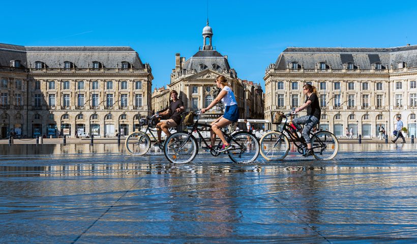 Burdeos en bicicleta - ciudades para recorrer en bicicleta