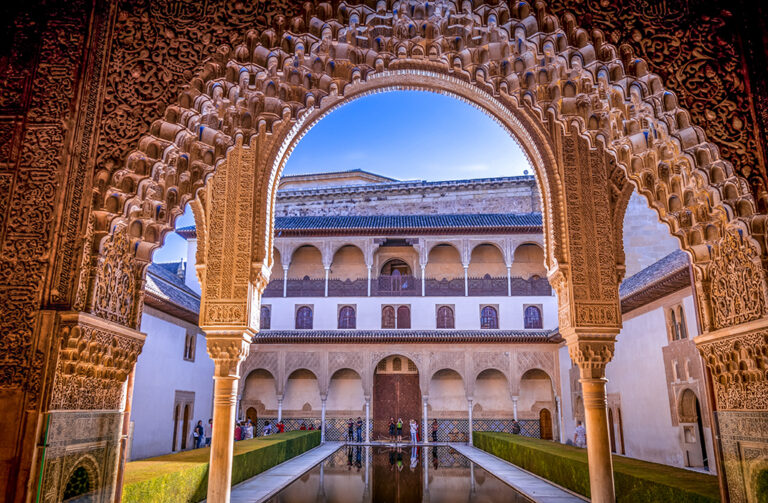 Patio de la Alhambra, visitar Granada