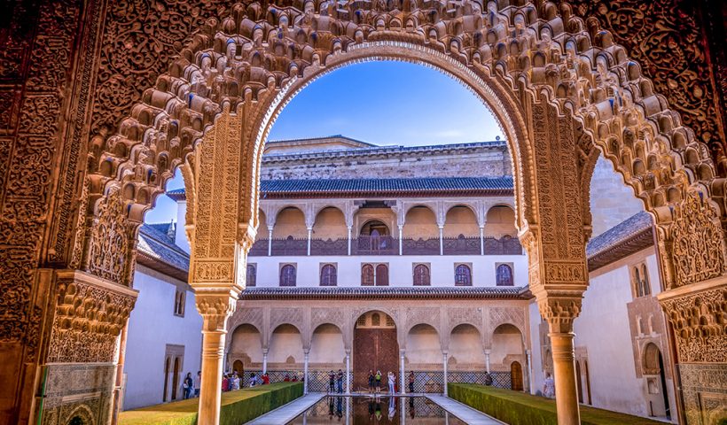 Patio de la Alhambra, visitar Granada
