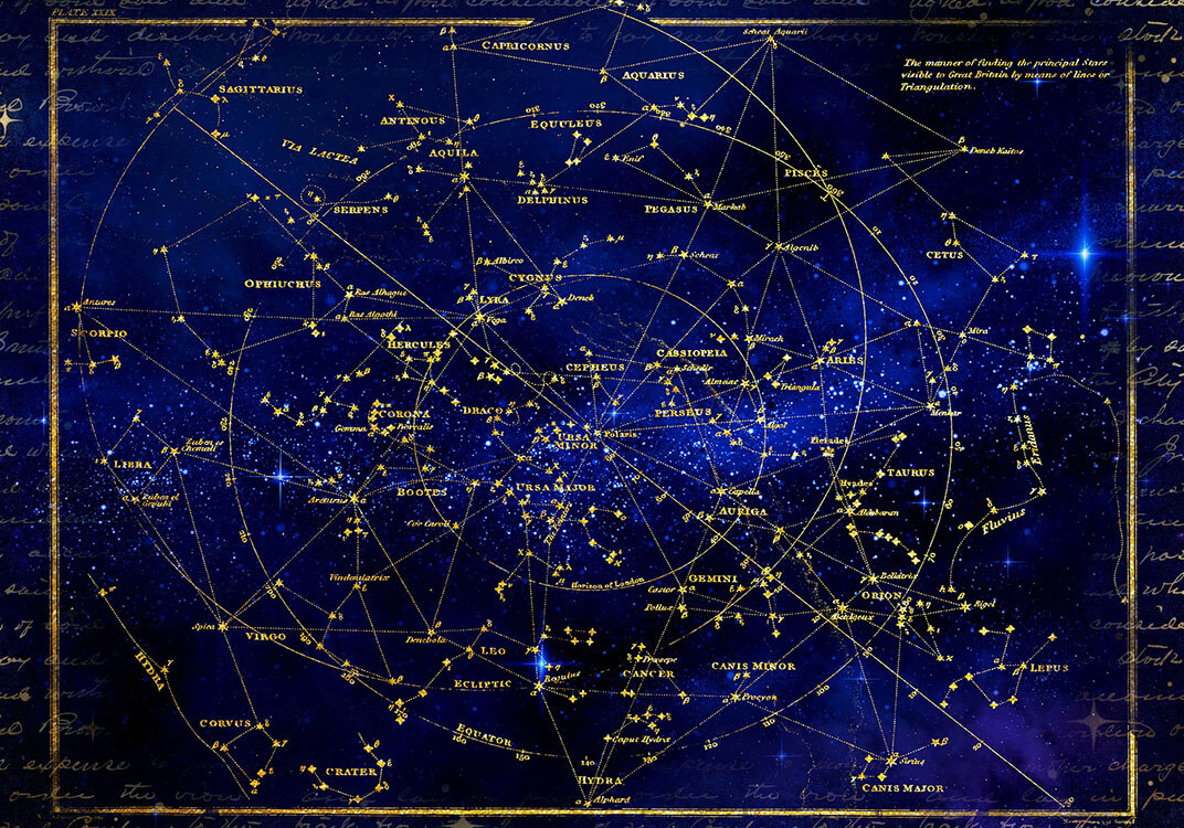 Mapa de estrellas-Regalos ecológicos